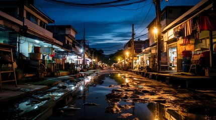 Fototapeta premium night in the city