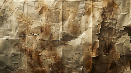 the entire image is a sheet of weathered parchment in muted sepia tones. in the style of paper, newspaper, collage impressionist, expressionist imagery, mixed materials, torn edges, layered and atmosp