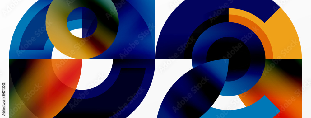 Poster A vibrant Azure graphic of the number 96 with Electric blue accents and a symmetrical circle pattern, resembling an automotive wheel system. Closeup detail adds to the artistic font design