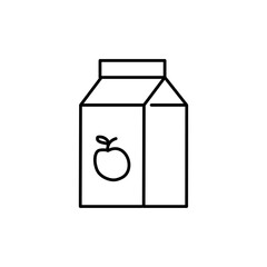 Pack of juice line icon, vector flat trendy style illustration for web and app..eps