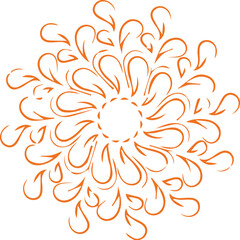 Beautiful mandala art, vector mandala design