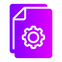 Settings gradient icon