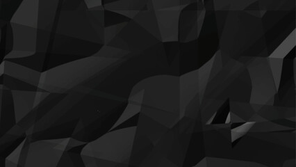 Obraz premium Crumpled Black paper wrinkled, for Background or wallpaper.