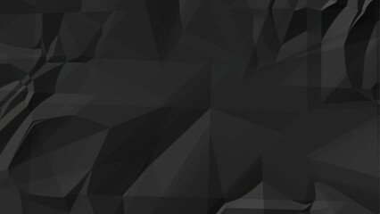 Obraz premium Crumpled Black paper wrinkled, for Background or wallpaper.