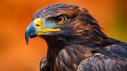 Obraz premium close-up portrait of a majestic golden eagle