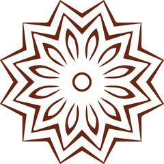 Beautiful mandala art, vector mandala design