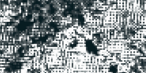 Fototapeta premium Dots halftone white and blue color pattern gradient grunge texture background. vector illustration.