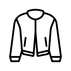 jacket icon. fashion sign color editable