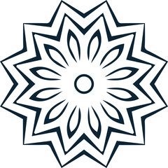 Beautiful mandala art, vector mandala design