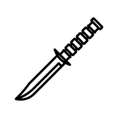 Combat Knife. Special Tactics Knife color editable