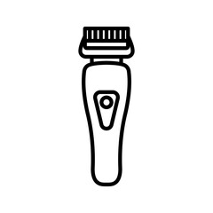 Shaver icon. sign for mobile concept and web design color editable