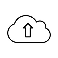 Cloud Computing icon. sign for mobile concept and web design color editable