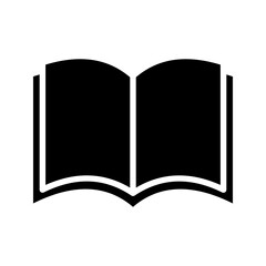 open book icon vector illustration color editable