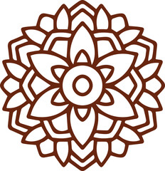 Beautiful mandala art, vector mandala design