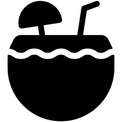 coconut drink icon
