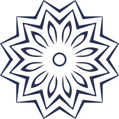 Beautiful mandala art, vector mandala design