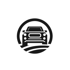 Car logo vector silhouette isolated on white background