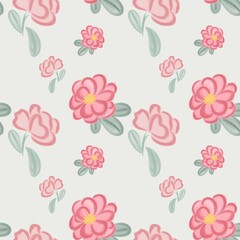 seamless pattern with flowers
