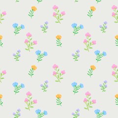 seamless pattern with flowers
