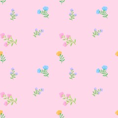 seamless pattern with flowers
