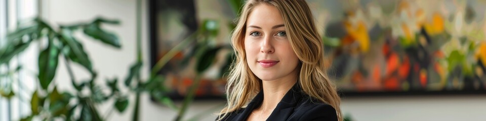 Obraz premium Happy cheerful 45 year old Latin professional mid aged business woman corporate leader, smiling positive mature female executive manager standing in office arms crossed looking at camera, portrait.