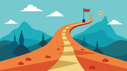 From afar the Virtue Path is simply a path but by walking it and reflecting on each milestone it becomes a journey towards selfawareness and a life of. Vector illustration