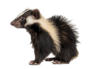 A Full Body Skunk with a Transparent Background PNG