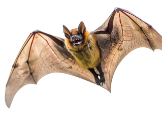 A Full Body Bat with a Transparent Background PNG