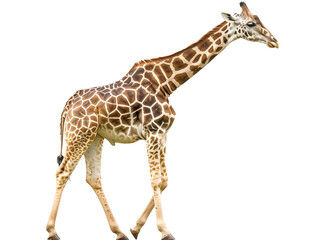 A Full Body Giraffe with a Transparent Background PNG