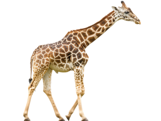 A Full Body Giraffe with a Transparent Background PNG