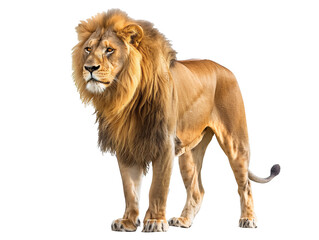 A Full Body Lion with a Transparent Background PNG