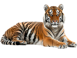 A Full Body Tiger with a Transparent Background PNG