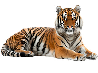 Fototapeta premium A Full Body Tiger with a Transparent Background PNG