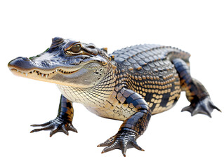 Obraz premium A Full Body Alligator with a Transparent Background PNG