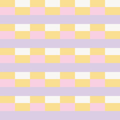 Pastels Geometric Squares Seamless Pattern Design