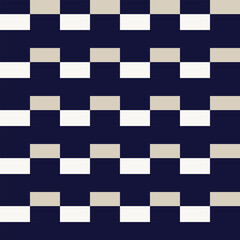 Neutral Colour Geometric Squares Seamless Pattern Design
