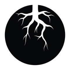 tree root icon template