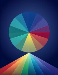 Obraz premium rainbow color spectrum