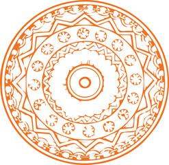 Beautiful mandala art, vector mandala design