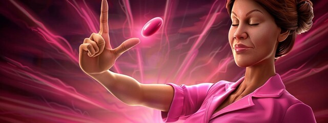 Breast Cancer Awareness Month celebrated every October.  Pink October as woman around the world adopt the pink colour to raise awareness about breast health