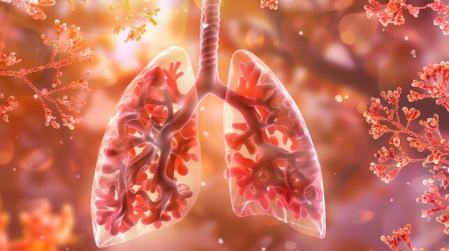 Bronchiectasis a long term condition where the airways of the lungs become widened, leading to a build up of excess mucus that can make the lungs more vulnerable to infection
