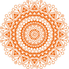 Beautiful mandala art, vector mandala design