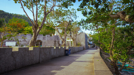 Walking around a small town in an island. Banton, Romblon, Philippines
