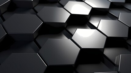 abstract background with hexagons