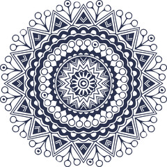Beautiful mandala art, vector mandala design