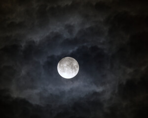 Closeup of moon