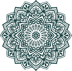 Beautiful mandala art, vector mandala design