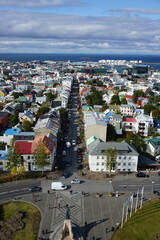view of the downtown Reykjavik 