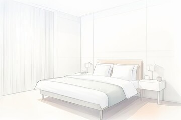 minimalist white bedroom design