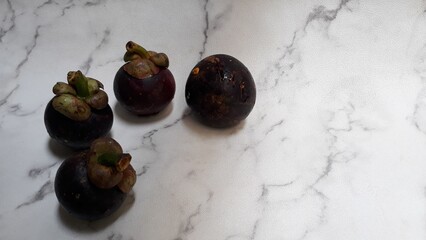Fresh mangosteen fruit